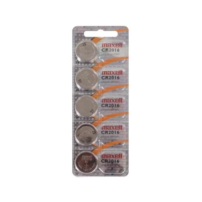 3. MAXELL Bateria specjalistyczna CR2016, 5 szt.