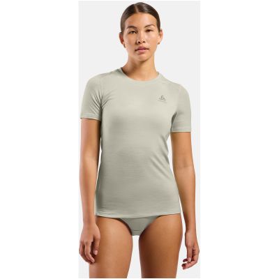 3. Koszulka damska Odlo MERINO 160 BL TOP crew neck s/s szara