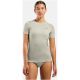 3. Koszulka damska Odlo MERINO 160 BL TOP crew neck s/s szara