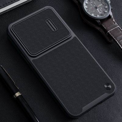 16. Nillkin Textured S Case etui Samsung Galaxy S23+ pancerny pokrowiec z osłoną na aparat czarne