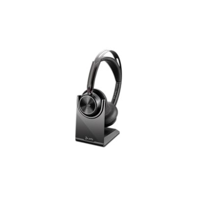 222. Słuchawki Poly Voyager Focus 2-M USB-C-C Headset USB-C/A Adapter Charging Stand No localization Retail Packaging