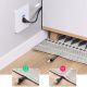 4. Kabel Ugreen NW102 50174 płaski sieciowy LAN Ethernet Cat. 6 2m - czarny