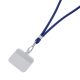 6. Smycz do smartfona 3mk EasyClip - niebieska