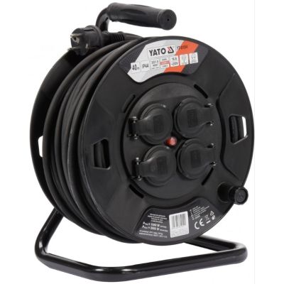 3. YATO PRZEDŁUŻACZ BĘBNOWY 40m 3 x 1,5mm2 IP44 81054
