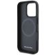 7. Etui Mercedes MB Wood Imitation Leather MagSafe na iPhone 16 Pro - czerwone