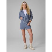 Bluza dresowa relaxed z kapturem damska 4F 4FRAW26TSWSF3104-32S