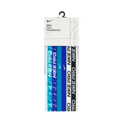 3. Opaski na włosy Nike Flex Headbands 6 szt. N1011930388OS
