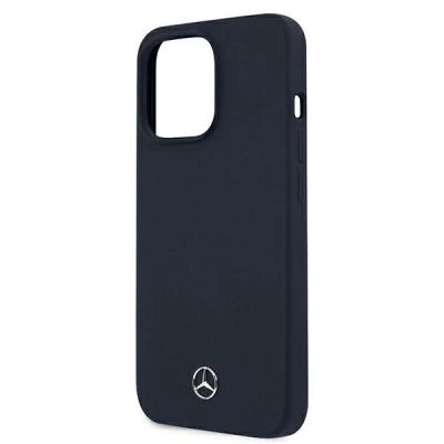 6. Etui Mercedes Silicone Line na iPhone 13 Pro / iPhone 13 - granatowe
