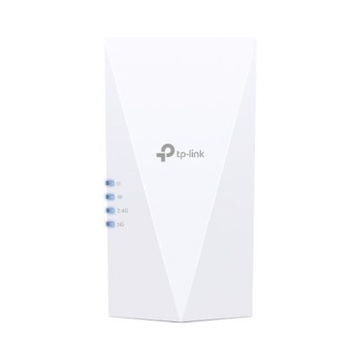 3. TP-Link RE1500X(DE) przedłużacz sieciowy Wzmacniacz sieciowy Biały 10, 100, 1000 Mbit/s