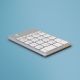 R-Go Tastatur Nummernblock Break Bluetooth weiĂź