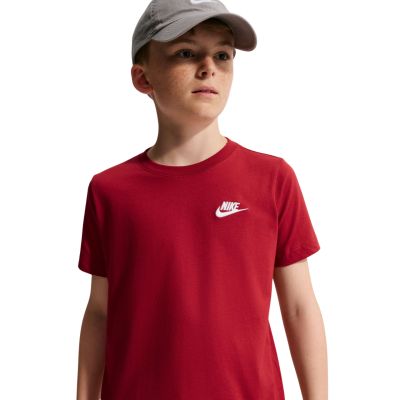 4. Koszulka dla dzieci Nike Sportswear czerwona FZ5177 608