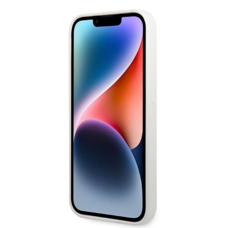 5. Etui Karl Lagerfeld Silicone Choupette na iPhone 14 Pro Max - białe