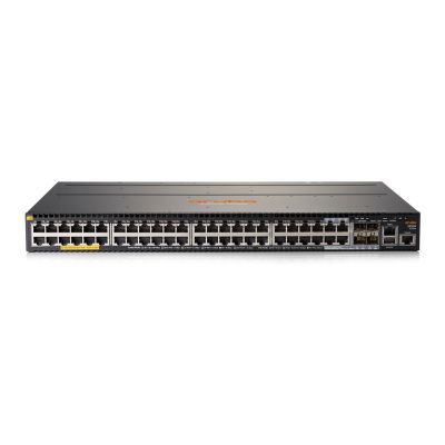 4. HPE Aruba Networking Aruba 2930M 48G PoE+ 1-slot Zarządzany L3 Gigabit Ethernet (10/100/1000) Obsługa PoE 1U Szary