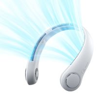 Wentylator Jisulife Neck Fan 3 4000mAh na szyję przenośny wiatraczek - szary