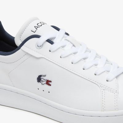 4. Tenisówki męskie Lacoste Carnaby Set buty sportowe sneakersy trampki białe (748SMA0111407)