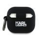 2. Etui Karl Lagerfeld Silicone Choupette Head 3D na AirPods 4 - czarne