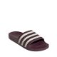 2. Klapki adidas Adilette Aqua bordowe KJ7353