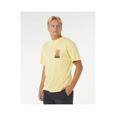 2. Koszulka męska RIP CURL Search Dawn Tee żółta