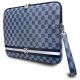 2. Pokrowiec na laptopa DKNY Sleeve Checkered Pattern Printed Stripes 14" - niebieski