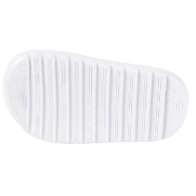 4. Sandały Real Madryt beach pool flip flops white eva Jr 2300006792B