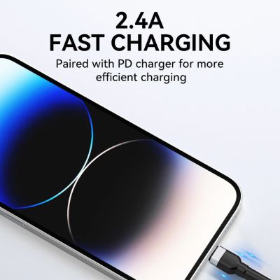 7. Kabel Wozinsky WNBAL2 USB-A / Lightning 2.4A 2 m - czarny
