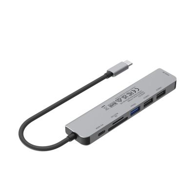 23. UNITEK HUB USB-C 7W1, HDMI 4K, PD 100W, 5GBPS, ALU