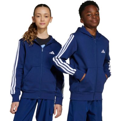 Bluza dla dzieci adidas Essentials Full-Zip granatowa JY4980