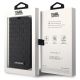 7. Etui Karl Lagerfeld Saffiano Monogram na iPhone 14 Pro - czarne