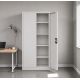 5. Iron Mate Szafa metalowa garażowa MARS 185 x 90 x 45 Szara RAL7035