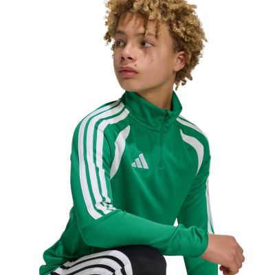 11. Bluza dla dzieci adidas Tiro 26 League Training Top zielono-biała JY7160