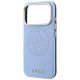 6. Etui Guess Perforated 4G Gold Logo Magsafe na iPhone 18 Pro / 17 Pro - jasnoniebieskie
