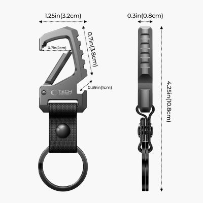 7. Brelok Tech-Protect Slidelock - czarno-szary