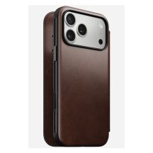 Nomad Modern Leather Folio pokrowiec na telefon komórkowy 16cm (6.3") Brązowy