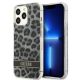 Etui Guess Leopard na iPhone 13 Pro / iPhone 13 - szare