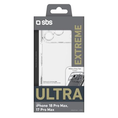 2. Extreme Cover X2 for iPhone 18 Pro Max, transparent