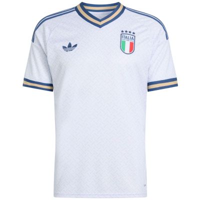 2. Koszulka męska adidas Italy 26 Away Jersey biało-niebieska KC8704