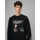 5. Longsleeve regular z nadrukiem męski 4F 4FRSS26TLONM674-20S