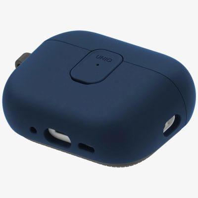 4. Etui UNIQ Clyde na AirPods Pro 3 gen - niebiesko-szare