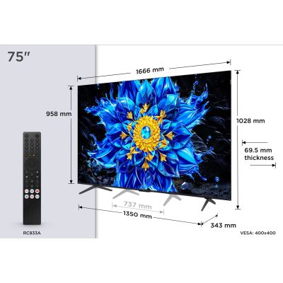 5. Telewizor 75" TCL 75P8L