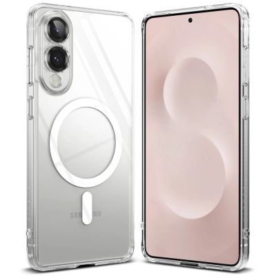 2. Etui Ringke Fusion Magnetic MagSafe na Samsung Galaxy S25 Edge - przezroczyste