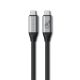 4. Satechi USB4 V2 Pro Cable kabel USB USB4 Gen 4x2 1,2 m USB C 120 Gbit/s 240 W Srebrny, Czarny