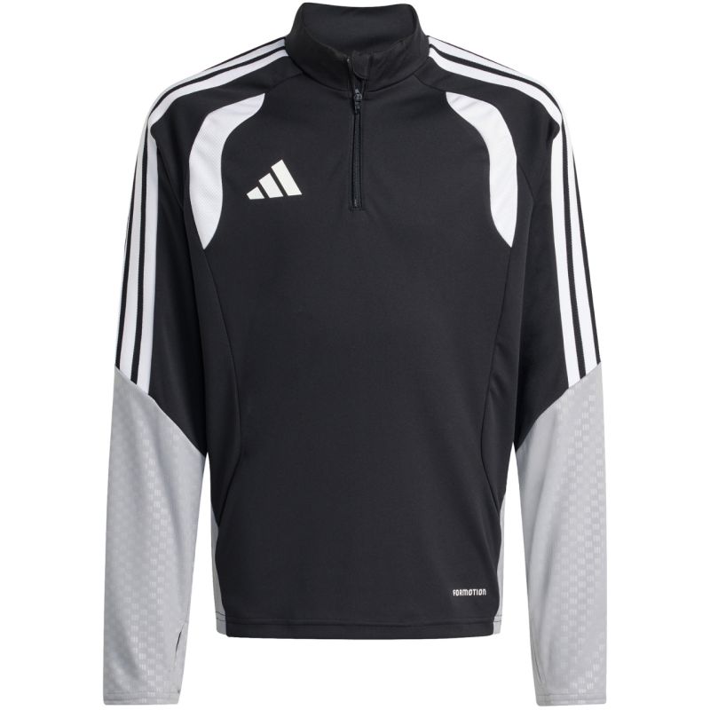 10. Bluza dla dzieci adidas Tiro 26 Competition Training Top czarno-szara KA7572