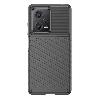 8. Thunder Case etui do Xiaomi Redmi Note 12 Pro+ silikonowy pancerny pokrowiec czarne