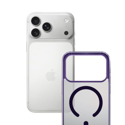 4. Etui 3mk Frosty MagCase na iPhone 17 Pro Max - fioletowe