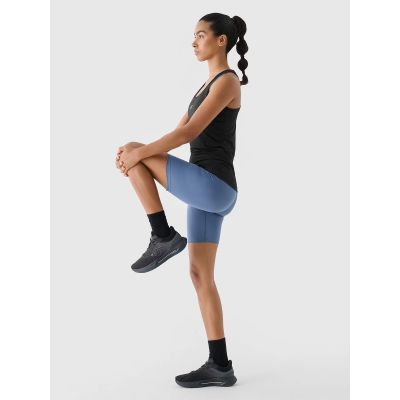 5. Top slim treningowy damski 4F 4FWAW24TFSLF411-20S