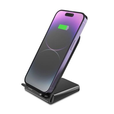 4. Ładowarka Tech-Protect QI15W-S2 indukcyjna 15W w formie stojaka - czarna