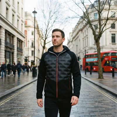 6. Kurtka męska Geographical Norway COUTO BLACK DB MEN 024 BLACK (WZ8644H/GN-NOIR)