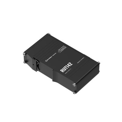 3. Teltonika Router przemysłowy RUT142 WiFi 4, RS232, 2x RJ45 100Mb/s, IP30