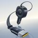 4. Ładowarka samochodowa Baseus PrimeTrip VR2 30W ze zwijanym kablem USB-C - czarna
