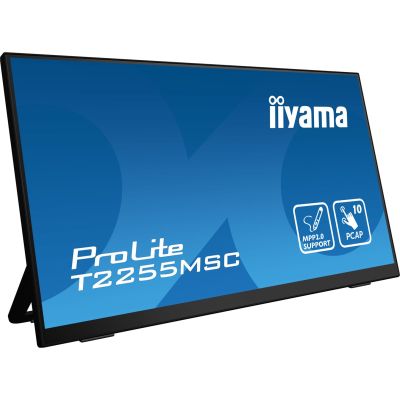 4. iiyama ProLite T2255MSC-B1 monitor komputerowy 54,6 cm (21.5") 1920 x 1080 px Full HD LCD Ekran dotykowy Czarny